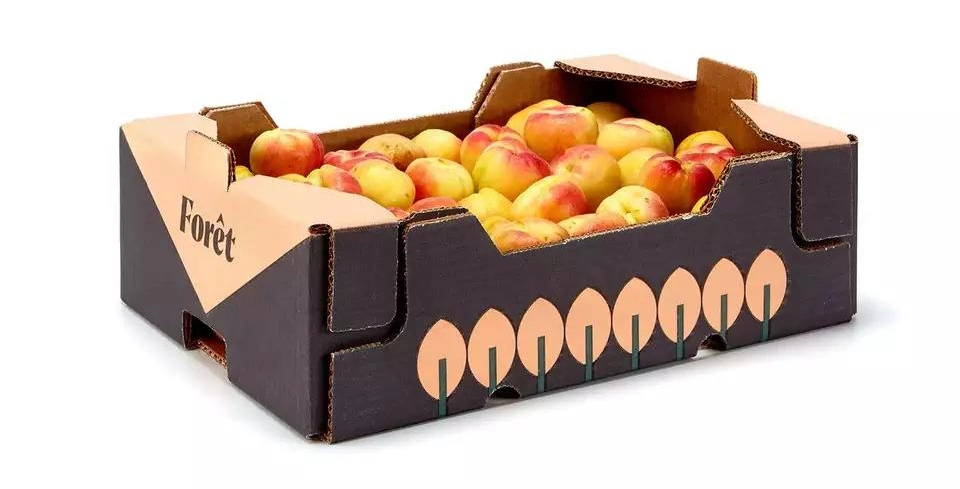 Custom Cardboard Fruit Box Strawberry Orange Pineapple Vegetable Fruit Banana Shipping Box